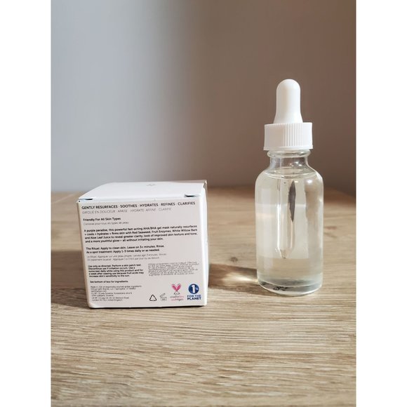 Earth Harbor Glow Juice Mask 2 fl oz and Marina Ampoule 1 fl oz Brand New - Picture 2 of 3